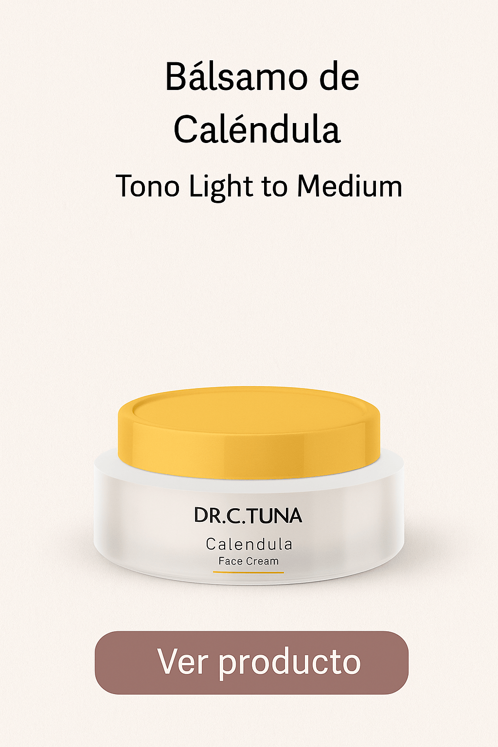 Crema facial de caléndula Dr. C. Tuna de Farmasi